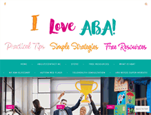 Tablet Screenshot of iloveaba.com